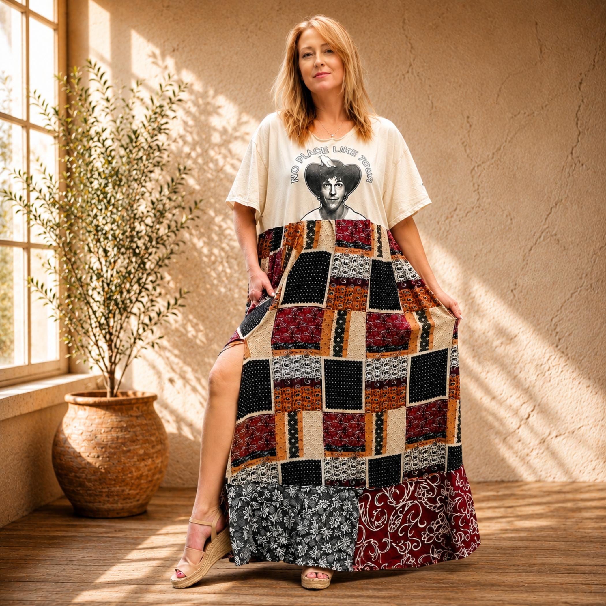 Patchwork Dress - Etsy