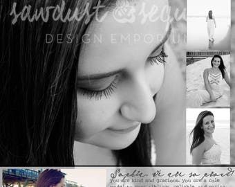 yearbook page etsy