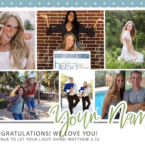 Yearbook Ad/Dedication Page (Half Page)