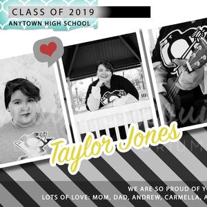 Yearbook Ad/Dedication Page (Half Page)