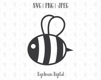Download Free Basic Bee Svg Cut File Cuttable Bee Vector Image Digital Etsy SVG Cut Files