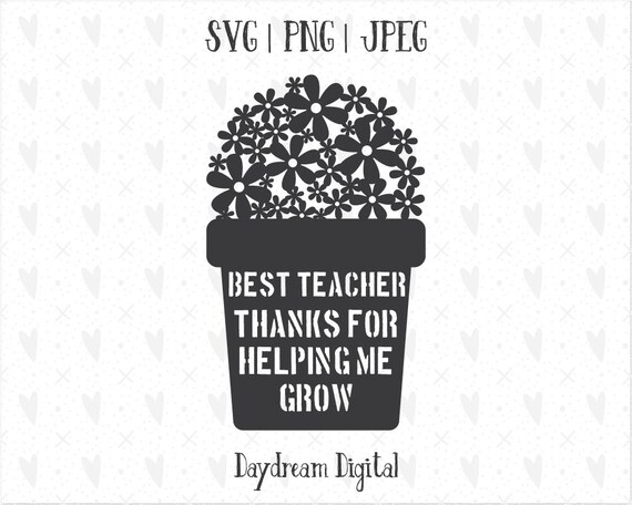 Free Free 97 Teacher Flower Pot Svg SVG PNG EPS DXF File