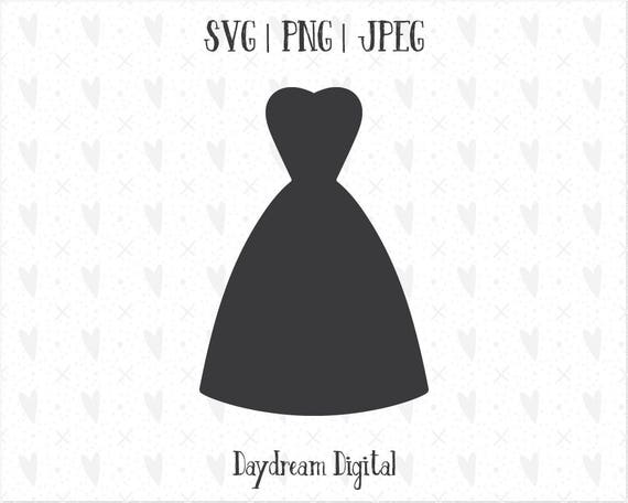 Download Princess Style Dress Wedding Dress Silhouette Bridal Png Etsy