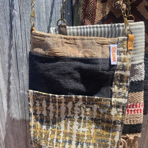 Crossbody pouch for all ocassions, reusable materials