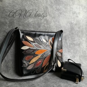 Bolso bandolera negro Bolso bandolera negro Monedero bandolera vegano Bolso negro Monedero Bolso negro Bolso negro Bolso negro de mujer Bolso bandolera vegano Bolso negro