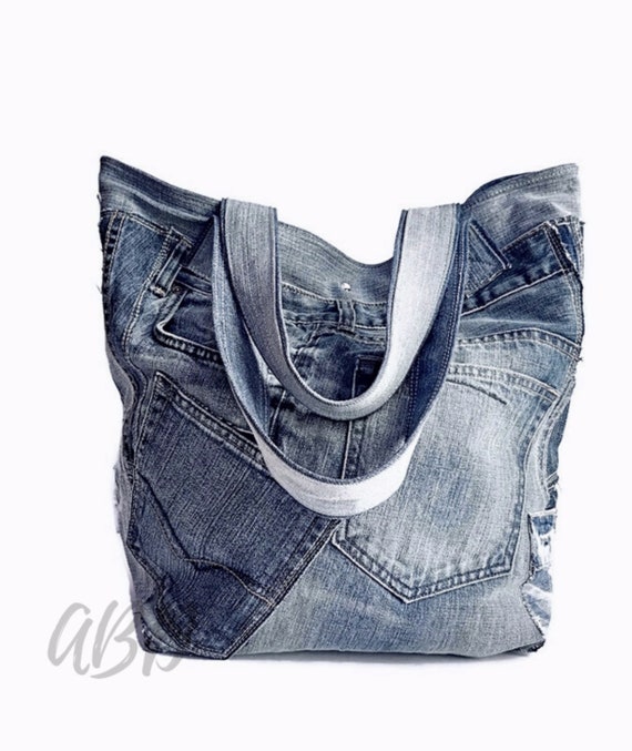 Bolsos de mezclilla para mujer, bolso de mezclilla hecho a mano, bolso  cruzado de mezclilla, bolso de mezclilla reciclado, bolso personalizado,  bolso de noche, bolso de diseñador, regalo para ella 