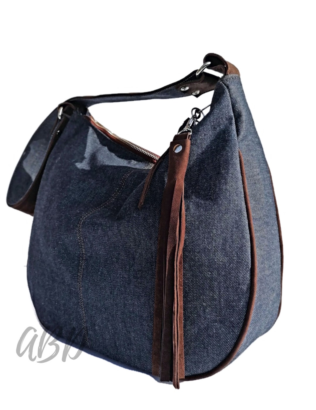 Dark Denim Shoulder Bag
