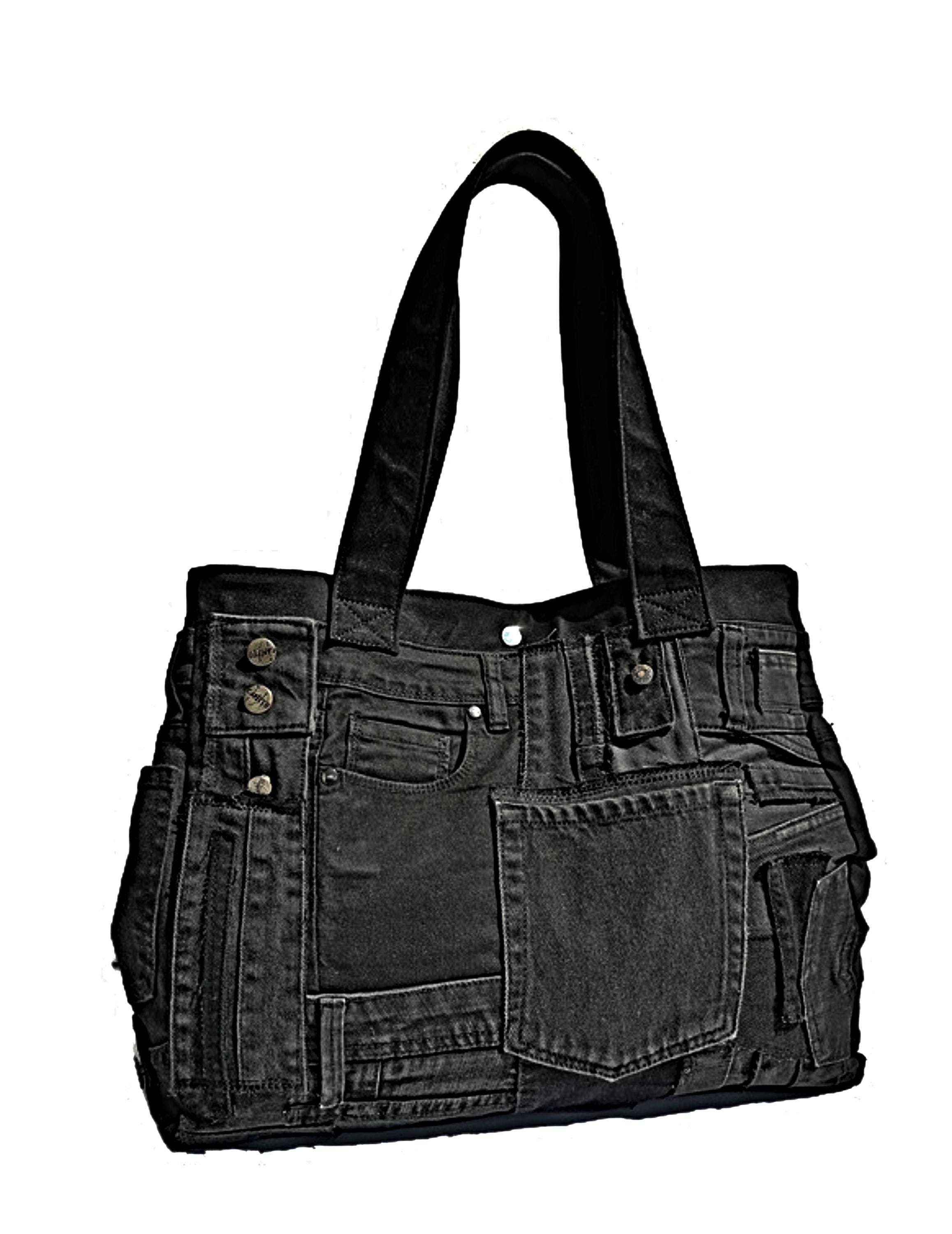 ★Fillintheblank★ Work Jeans Bag (denim black) FILLINTHEBLANK
