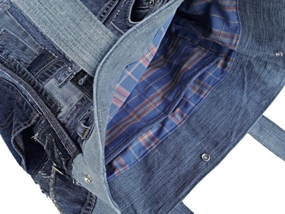 Oversize Jeans Bag Extra Large Bag Jeans Shopping Jeans Bag