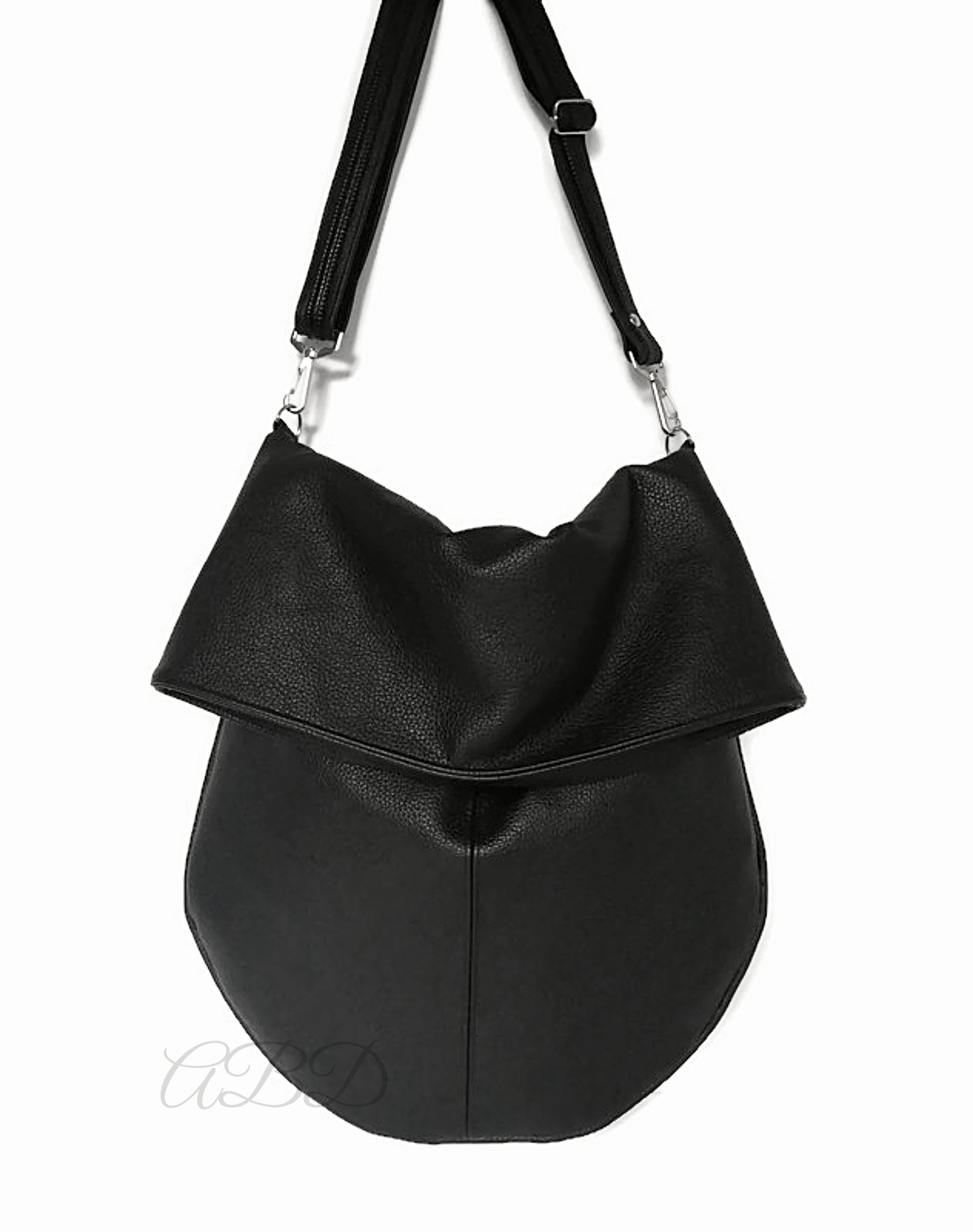 Black slouchy shoulder bag online
