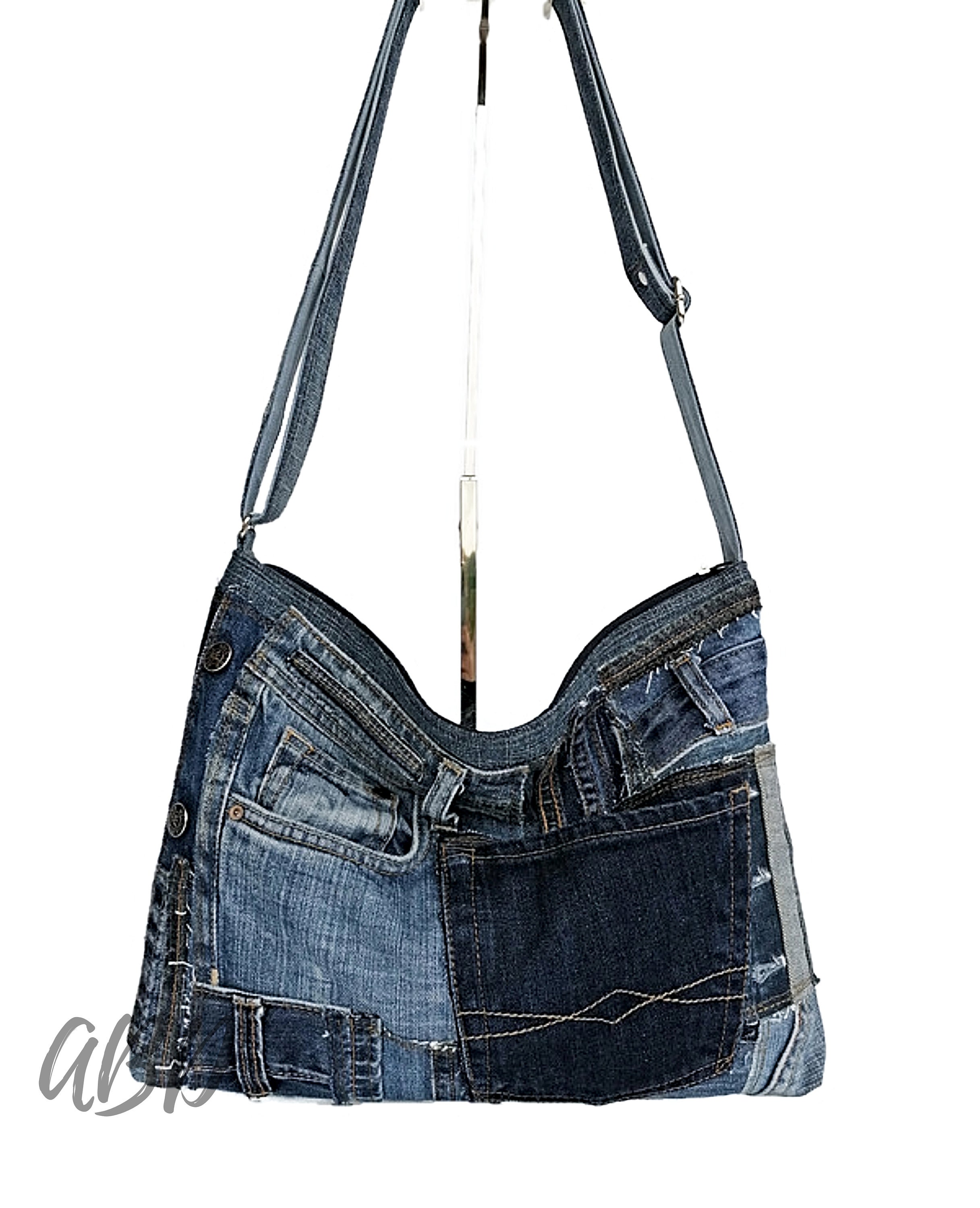 Denim Handbag Denim Purse Bag Recycled Jeans Bag Jeans Purse Large Denim  Bag Jeans Handbag Jeans Bag Purse Denim Purse Denim Bag Bag Women - Etsy