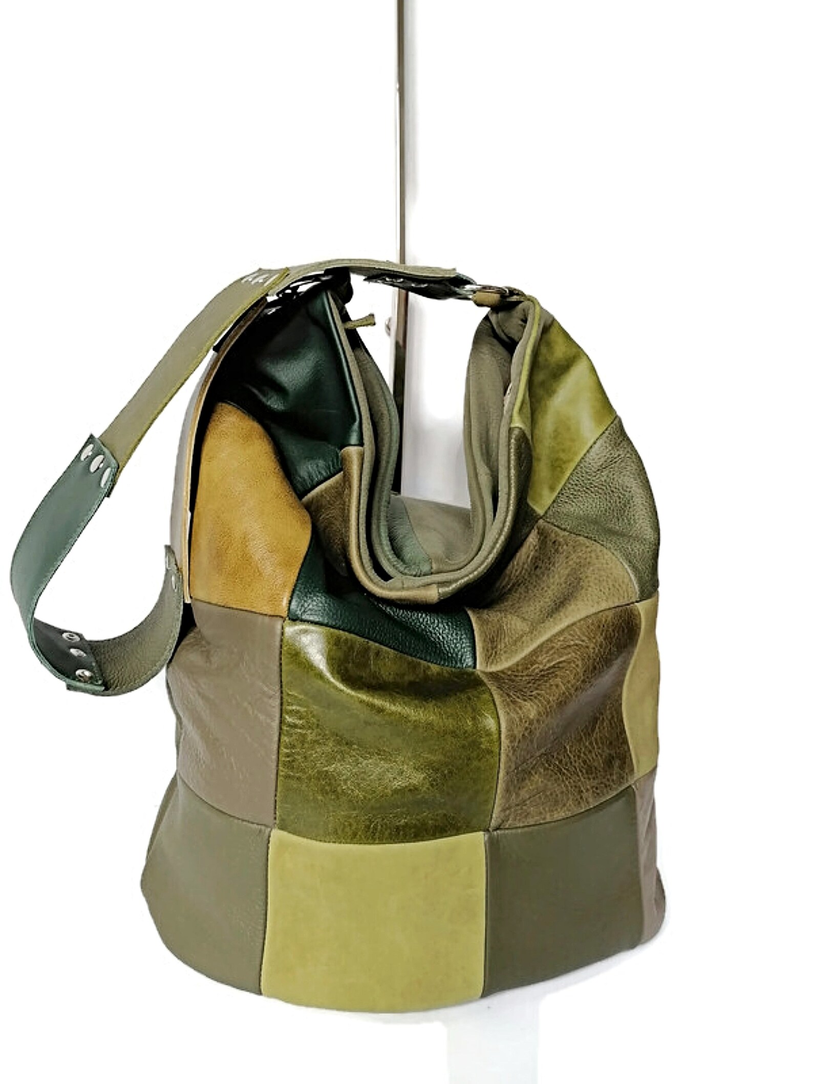 Leather Hobo Bag Leather Shoulder Bag Slouchy Hobo Bag Etsy