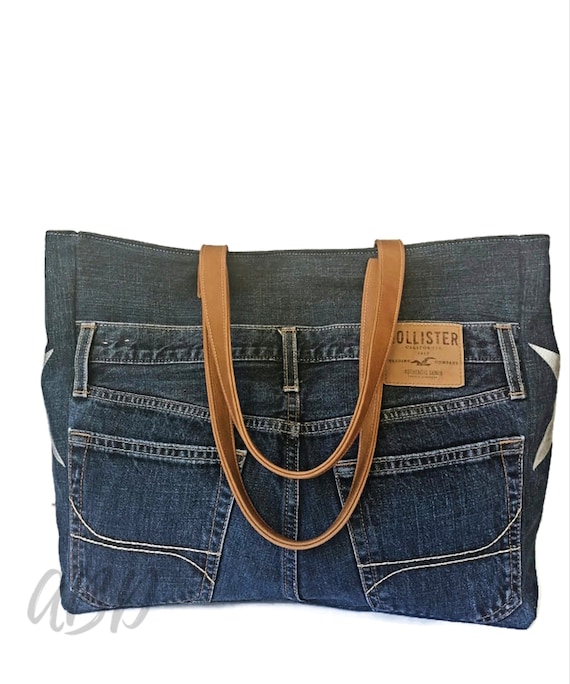 Etsy denim bags sale