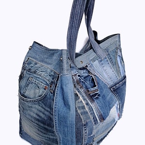 Oversize Jeans Bag Extra Large Bag Jeans Shopping Jeans Bag Travel ...
