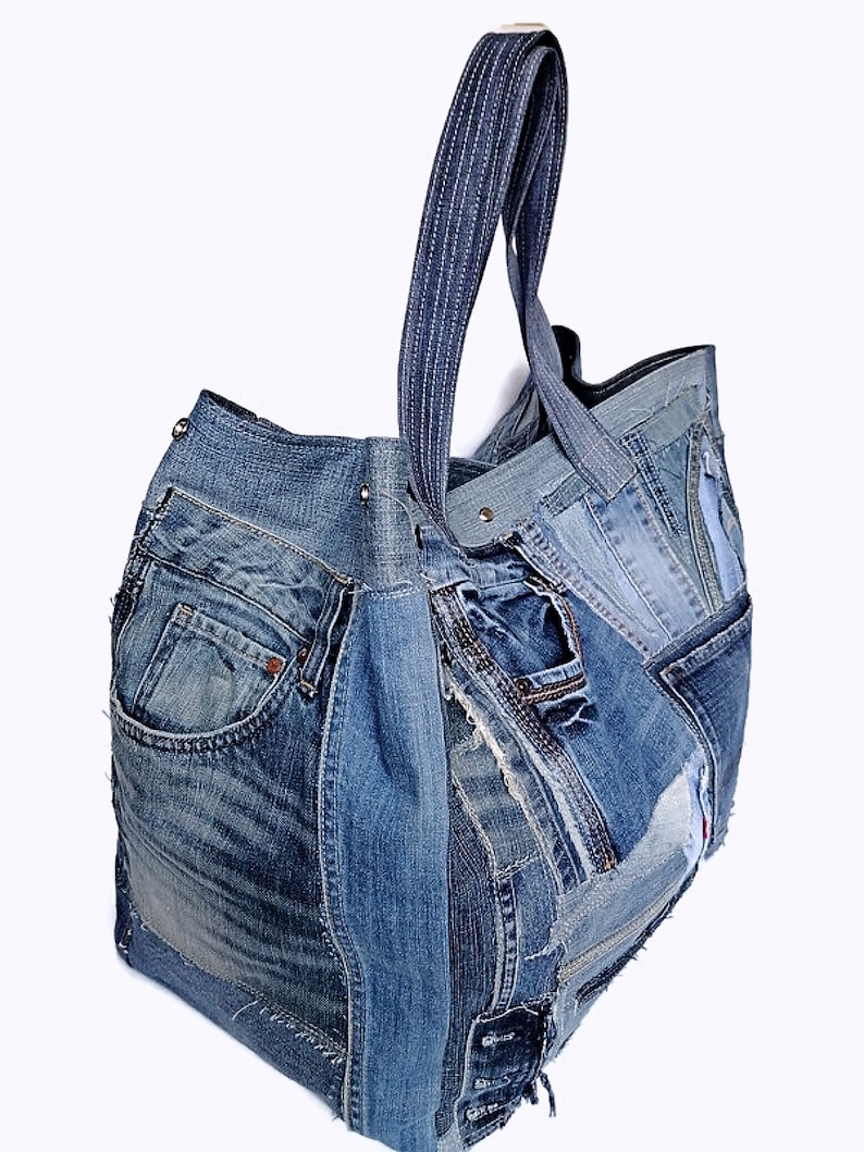 Oversize Jeans Bag Extra Large Bag Jeans Shopping Jeans Bag - Etsy
