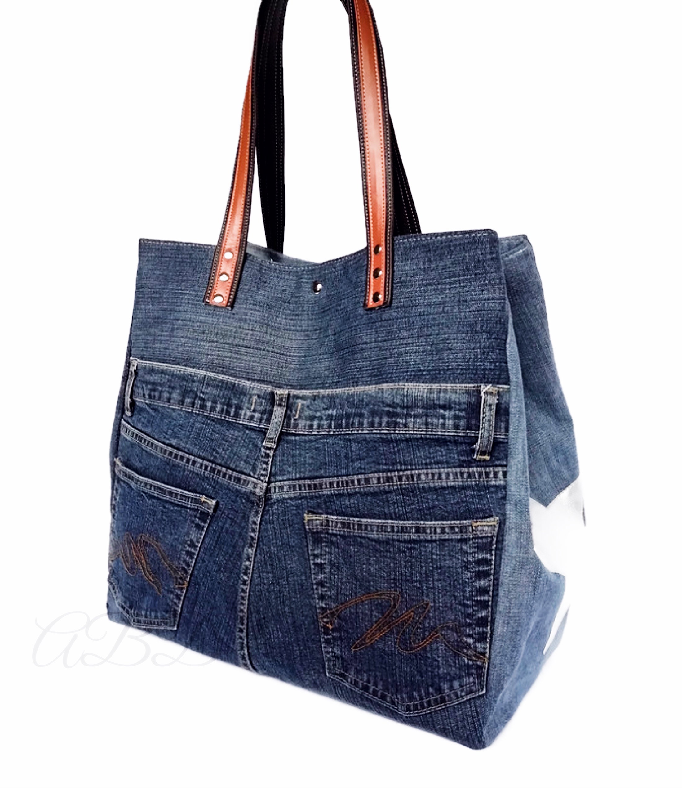 Recycled Jeans Bag Denim Bag Jeans Handbag Denim Handbag Jeans - Etsy
