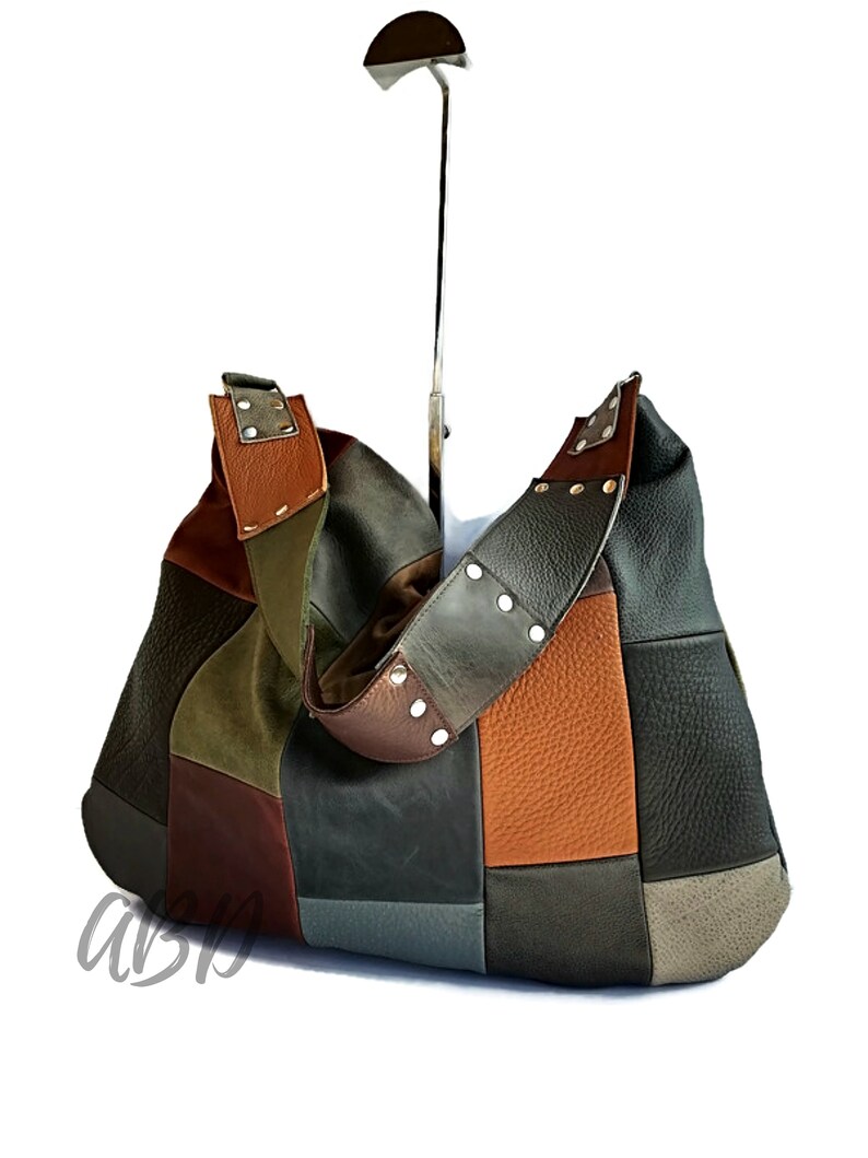 Leather Hobo Bag Leather Shoulder Bag Slouchy Hobo Bag Etsy