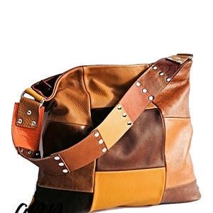 Leather hobo bag, Leather shoulder bag, Slouchy hobo bag, Leather handbag, Hobo bag purse, Large leather bag Women handbag Soft leather bag