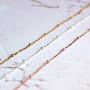 Satellite Choker Silver Choker Gold Filled Gold Choker Dainty Necklace Layering Necklace Gift for Her Bridesmaid Gift image 4