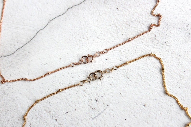 Satellite Choker Silver Choker Gold Filled Gold Choker Dainty Necklace Layering Necklace Gift for Her Bridesmaid Gift image 8