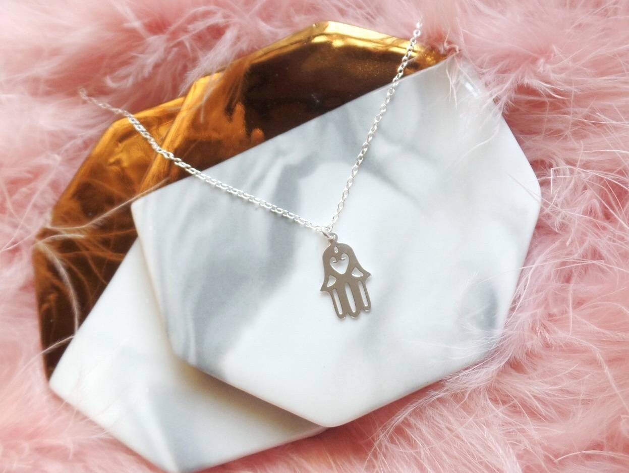 Hamsa Necklace Personalised Gift Fatima 