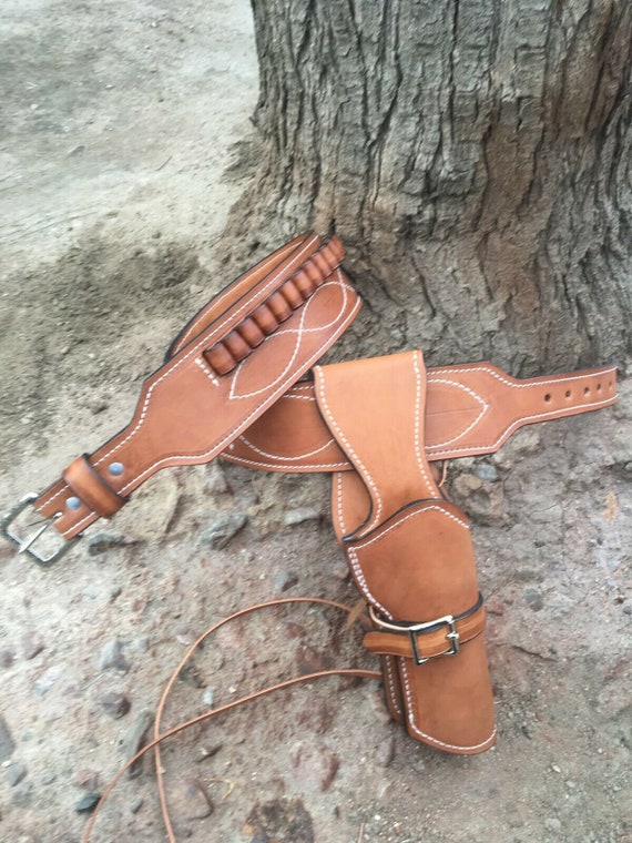 D.A.D CUSTOM LEATHER Plain Leather Western Chest Holster New Style 