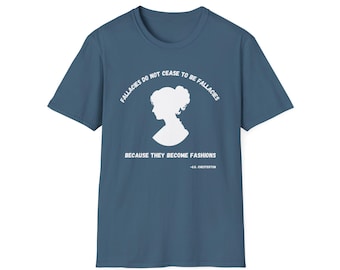 G K Chesterton Quote Unisex T-Shirt, Softstyle Tee, Comfortable, Literary Gift, Book Lover Gift