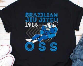 Brazilian Jiu Jitsu 1914 Oss Shirt, MMA BJJ Shirt, BJJ Lover Shirt, Mixed Martial Art Shirt, Bjj Lover Shirt, Brazilian Wrestling Shirt