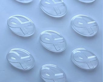 Cancer Ribbon mint chocolate candy mold**