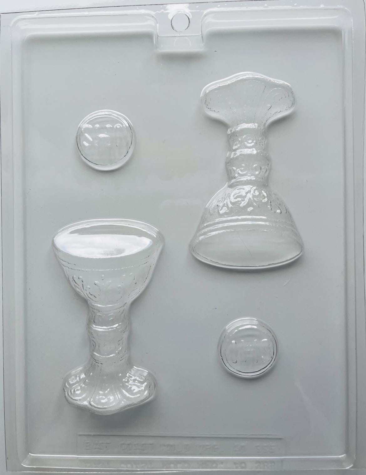 Chalice And Host Religious Chocolate Candy Mold – Plastic, Clear, Model 418 By Candy Molds N More
