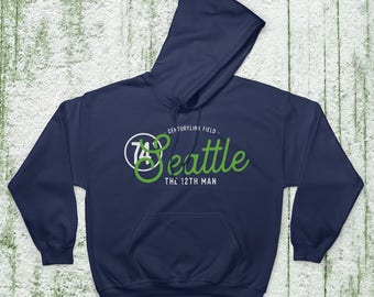 Seattle Seahawks Football Fan Hoodies 50/50 Cotton-Poly Blend