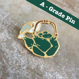1.5&quot; Pin || A-GRADE || Tea pot Kintsugi Kintsukuroi Gold Plated Hard Enamel Pin || Lapel Pin || Recovery || Teapot || Matcha