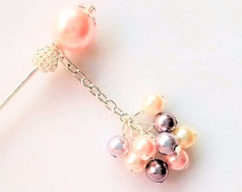 Swarovski Pearl 3 Inch Stick Pin