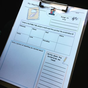Espanol -  JW Childrens Sunday Worksheet