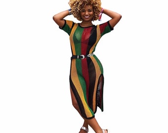 reggae mesh dress