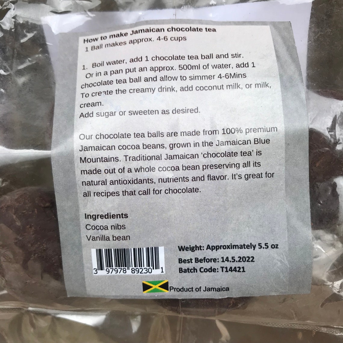 Handmade Jamaican Chocolate Balls Make Rich and Creamy Tasty Etsy