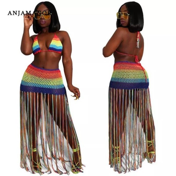 Fringe 2 piece swimsuit hotsell