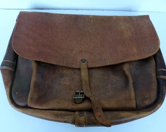 Vintage 1947 USPS Postal Carrier Mailman Leather Carry Bag