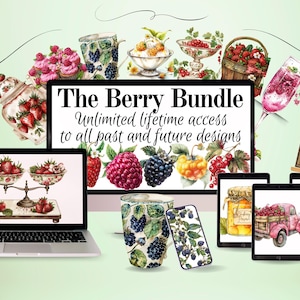 L'accès à vie à l'ensemble Berry Bundle à tous les modèles passés et futurs. Boutique en pleine expansion avec des designs ajoutés régulièrement. Téléchargement instantané de grosses économies.