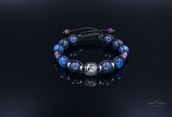 Sapphire bead bracelet deals