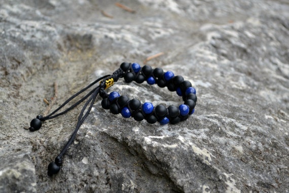 Men's David Yurman Spiritual Beads Cushion Bracelet with Lapis | REEDS  Jewelers