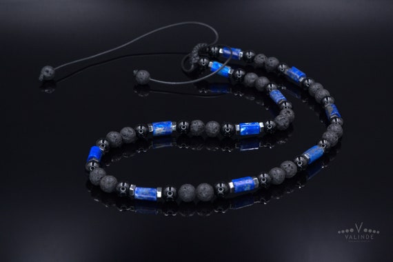 Buy Lapis Lazuli Necklace for Women, Lapis Lazuli Pendant Necklace Men,  Healing Crystal Necklace Men, Wire Wrapped Pendant Necklace for Women,  Online in India - Etsy