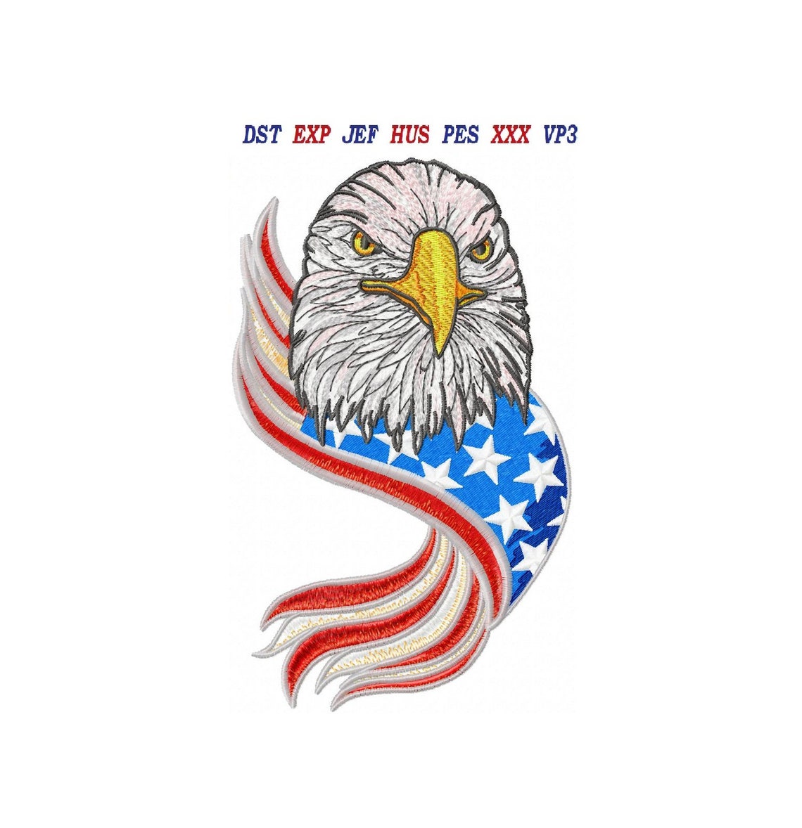 American flag and eagle embroidery machine design usa  etsy American flag and eagle embroidery machine design usa  etsy