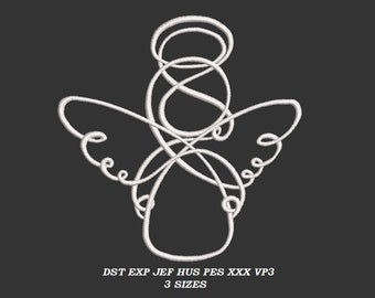Little Angel Machine embroidery design 03 - 3 sizes - embroidery file Instant download