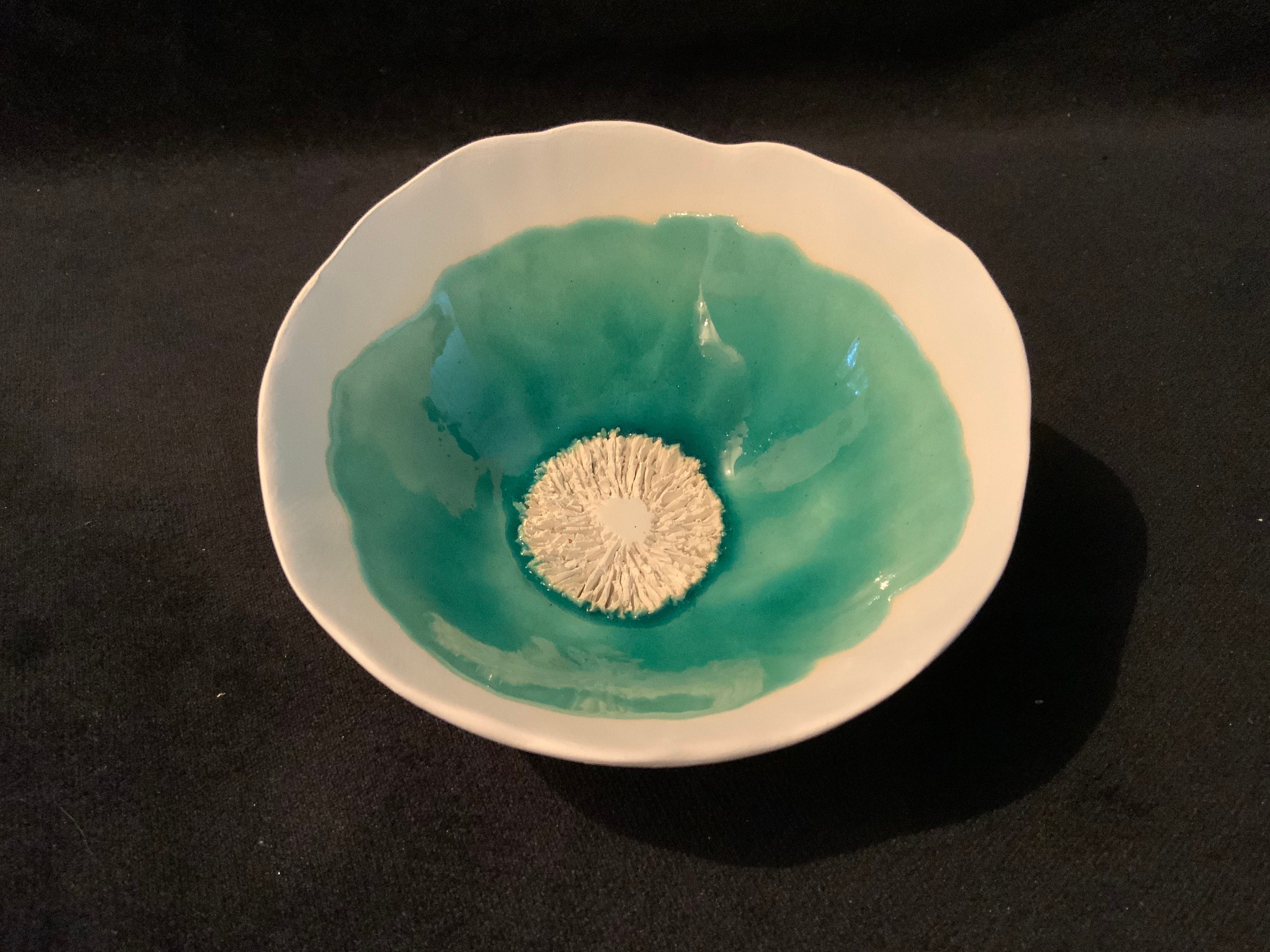 Coupelle en Céramique Blanche Émaillée