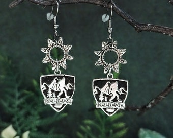 Sasquatch earrings