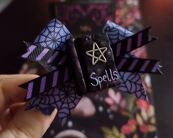 Walpurgis Spell Book- Hair Clip