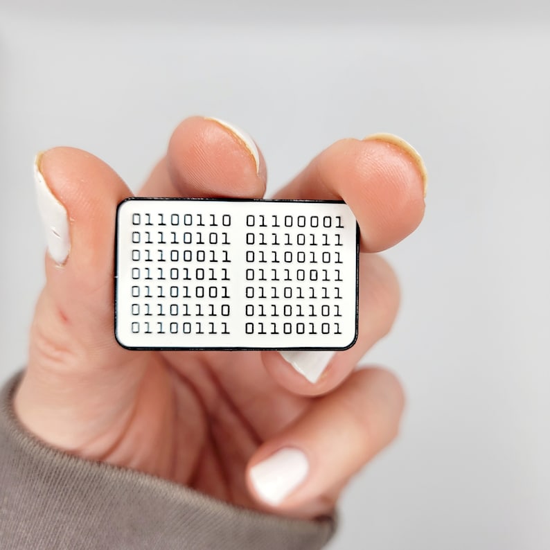 Fucking Awesome in Binary Code [2024 Edition] | Enamel Pin Badge ...