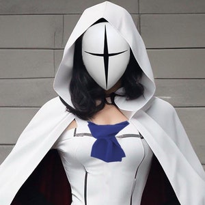 Lisa Mask. Halloween mask. inspired by bleach mask. Weathered cosplay prop, Cosplay mask. PLA filament