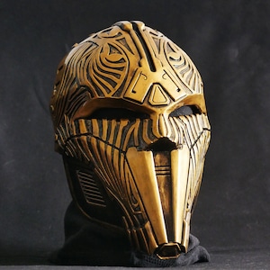 Kotor Sith Acolyte Mask Helm uit The Old Republic, Sith-masker. Verweerd cosplay-accessoire, cadeau. Polyurethaanhars, cosplay-masker.